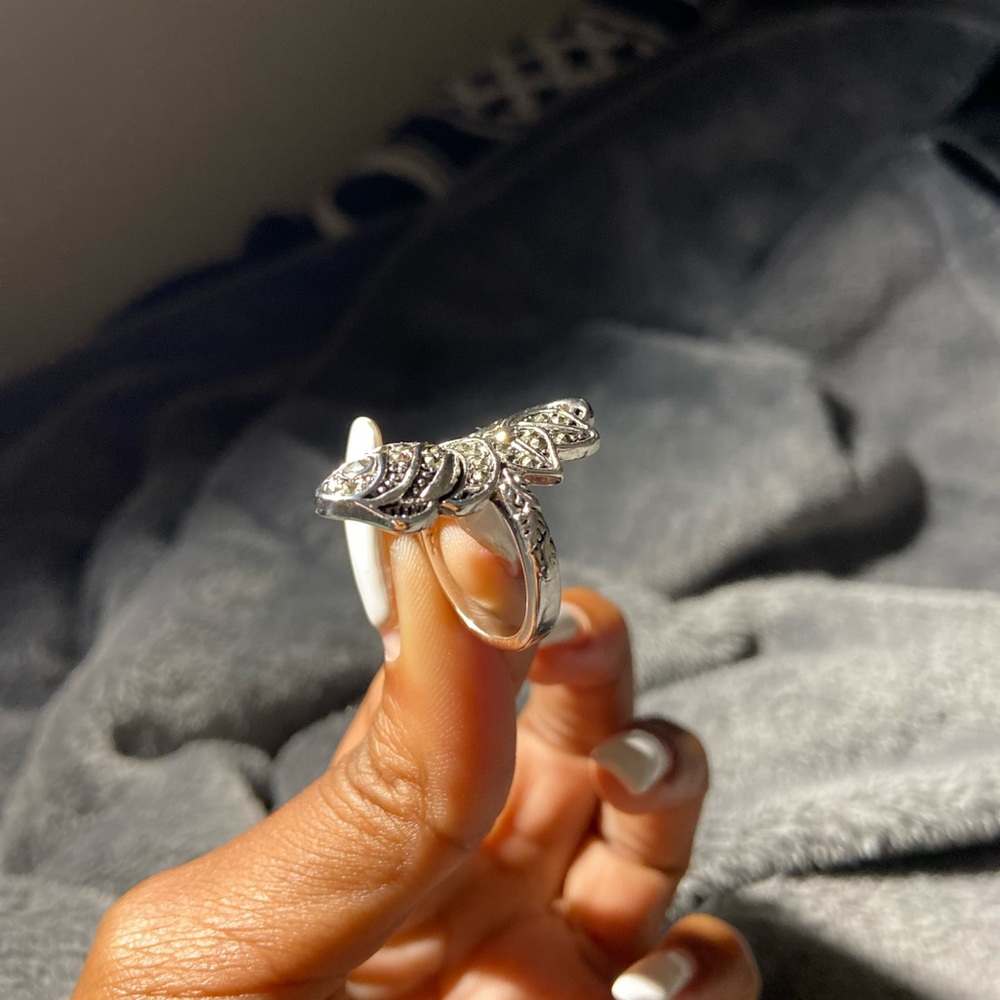 Rose silver ring - Picture 3 of 6